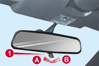 Note: The passenger side convex outside mirror will give a much wider view toward the rear of the vehicle, and especially of the adjacent lane.