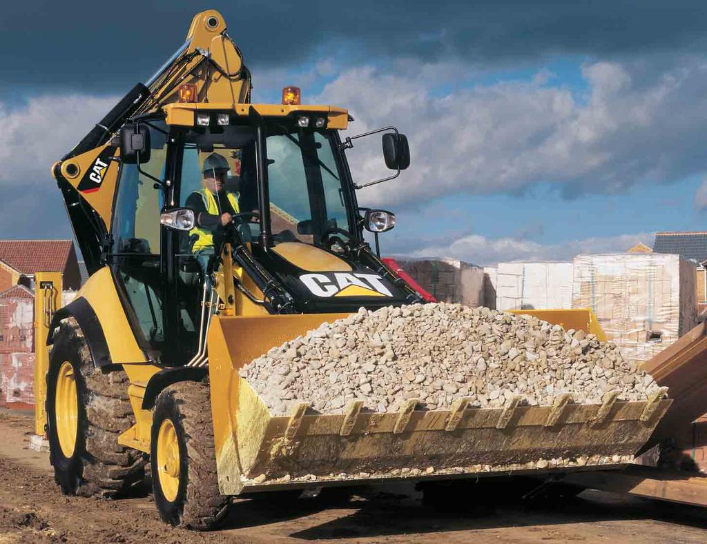 Loader The 428E self-levelling loader now has even greater performance.