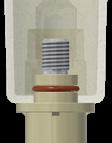 reliable connection to spark plug (Patent No. US 7,455,536 B2) Teflon extension incl.
