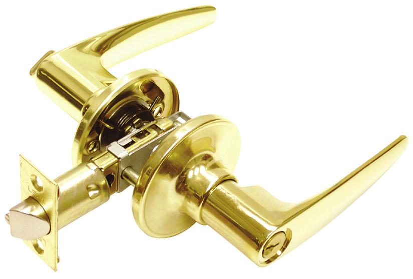 2, Series 4000 Grade 3. 1 3/8-1 3/4 door thickness. Levers and roses are stainless steel or brass.