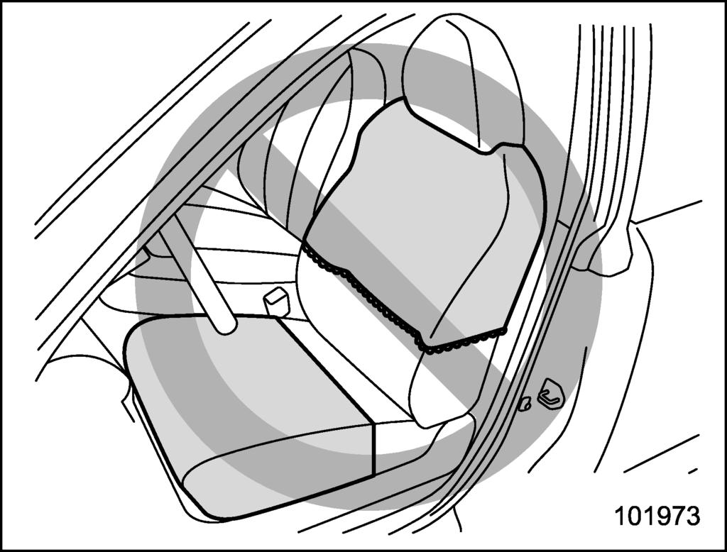 In the event of SRS side airbag deployment, they could be propelled dangerously toward the vehicle s occupants and cause injuries.