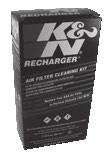 ALL SAFETY INSTRUCTIONS ON THE K&N AIR FILTER CLEANER BOTTLE.