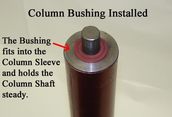 4. You need to modify your stock column slightly. If you have an Early 1967 or 1970 refer to the appropriate section at the end of the instruction sheet.