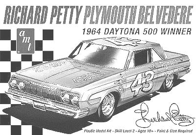 99 989 Richard Petty 64 Plymouth Belvedere 24.99 989 983 AMT Model Kits CARS 1/25 SCALE (Cont) 1002 29 Ford Model A Roadster $29.99 1008 77 AMC Pacer Wagon 24.