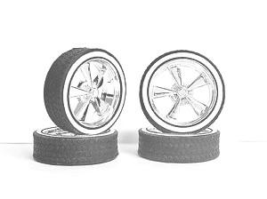 99 60 HOPPIN HYDROS TIRES/RIMS 1/24-1/25 SCALE 400 Low Pro s Whitewalls $5.99 401 Low Profile Tires w/wide Whitewall 5.99 501 Baby D s Gold Spoked Rims 5.