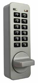 Locks with PIN code Code NANO This lock is a standalone battery operated locking system working with a four-digit pin To be fitted to cabinets, lockers, in use in leisure facilities, schools,