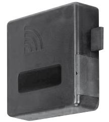 Locks managed with Mifare cards MF25 Contactless electronic lock: locking and unlocking of the