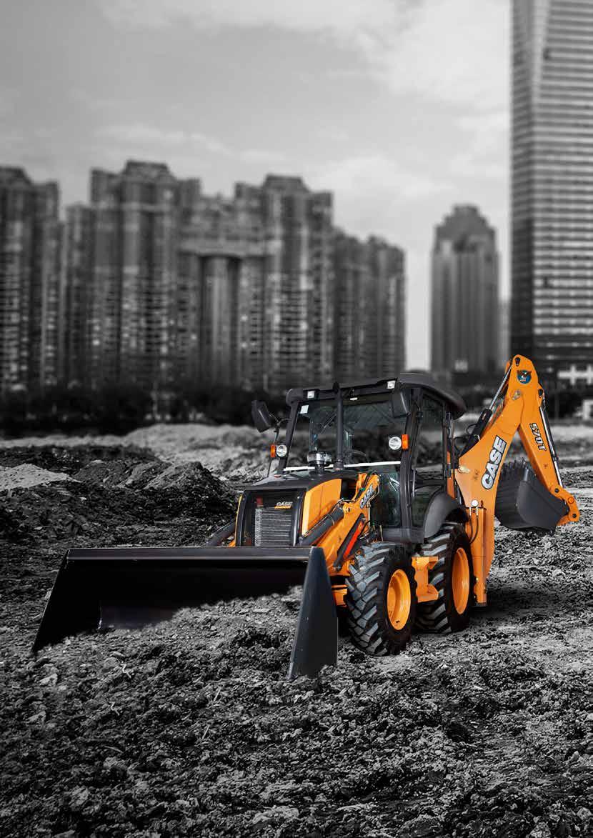 T SERIES BACKHOE LOADER Specifications ENGINE Model code / Type 8040.45 / TCA Bore / Stroke 104 x 115 mm Displacement / Compression ratio 3.9 l / 18.
