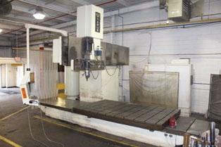 CNC ROUGHING & FINISHING MILLS Tarus, Model RDUC 6012-64, CNC Vertical Roughing Mill Table Size 192" x 60",