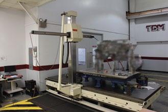 MACHINE MFO, Cantilever Arm CNC Coordinate Measuring Machine Drilled & Tapped Steel Table Size 59" x 157",