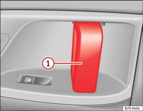 Operation screen instead of the warning lamp. The indication is also visible when the ignition is switched off. The indication disappears around 15 seconds after the vehicle has been locked.