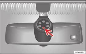 The sensitivity of the rain sensor can be adjusted manually. Manual wipe page 137. Move the lever to the required position Fig. 143: 0 1 A Rain sensor off. Rain sensor on; automatic wipe if necessary.