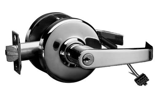CL33900 Electrified Lockset Applications Provides remote locking and unlocking, utilizing the proven Cylindrical Lockset.