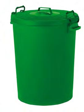 Waste Containers Waste Containers Huskee Round Bins Manufactured from engineered resins with a