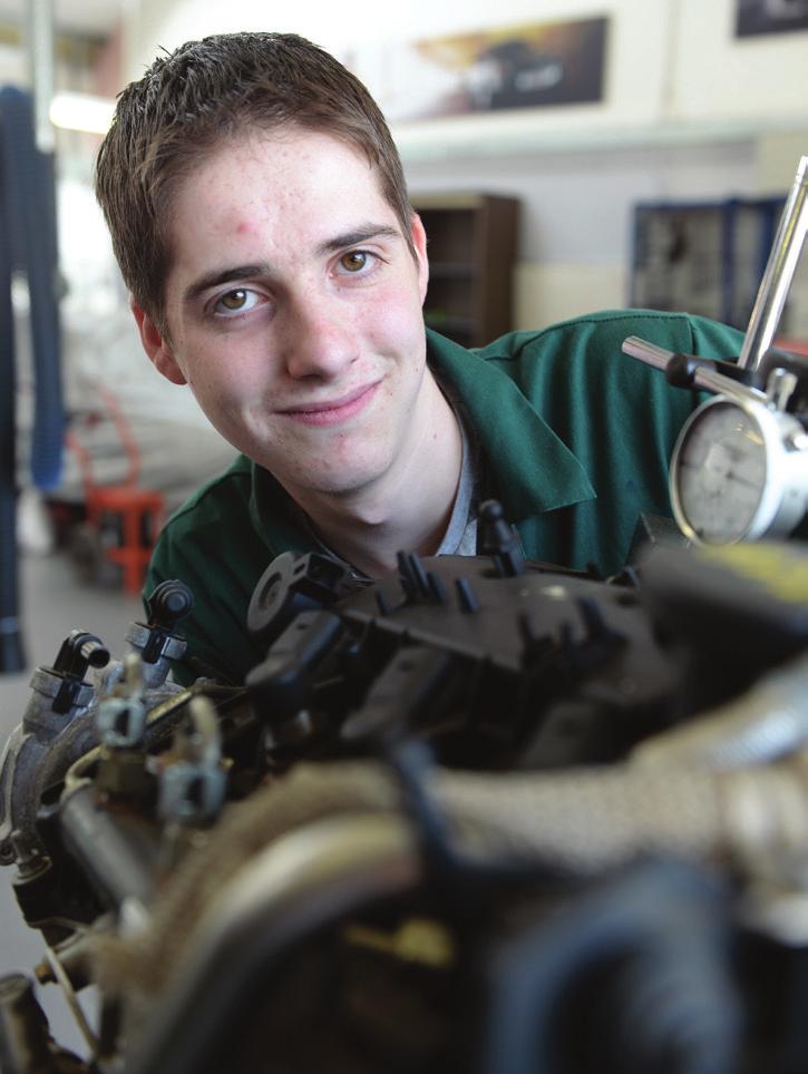 Jump Start Your Future 97% pass rate on all Motor Vehicle courses Last year the majority of students progressed into employment and further study and training either at a university or other