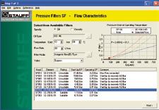 The STAUFF Filter Selection Software gives an outstanding support in calculating and choosing a well-dimensioned filter.