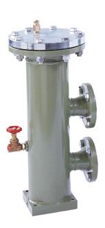 The two housings of the Duplex Filter SRFL-D are connected with a special gate valve that is operated with a level or hand wheel.