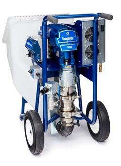 Piston Pumps Fireproofing ToughTek F340e With its compact and portable size, the F340e is the ideal pump for jobs spraying up to 100 bags per day.