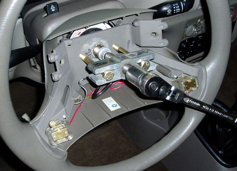 steering wheel;