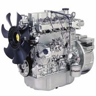 As standard, all Tier 3 Perkins engines feature: 500 hour service intervals High continuous operating angles Low oil consumption Up to two year warranty Extended Service Contracts option