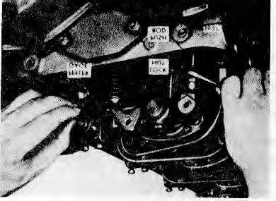 Engine Tune-Up Fig. 2 - Adjusting Valve Clearance (Four-Valve Cylinder Head) Cold Engine 1. Place the speed control lever in the idle speed position.