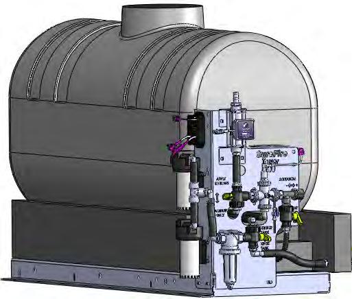 System Overview - Example 2 The following gives an example of a complete SureFire Fertilizer system with these components: Commander II Accelerator with Tower 200 Dual Check Valve Distribution System