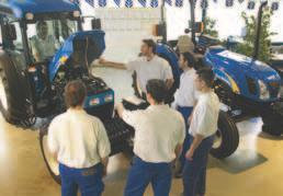 10 BEYOND THE PRODUCT TRAINED TO GIVE YOU THE BEST SUPPORT Your dedicated New Holland dealer technicians receive regular