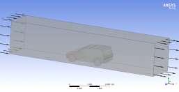 The analysis was done at varying vehicle velocities on two types of models; sedan car sports utility vehicle(suv) CFD technique was employed for this study and ANSYS CFX software was employed as a