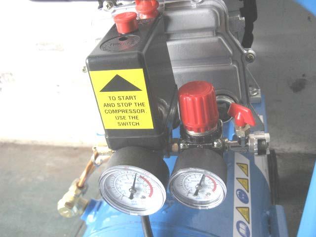 OPERATING INSTRUCTIONS The pressure in the tank is controlled by the action of the pressure switch located under the pressure switch cover When the set maximum pressure is reached the pressure switch