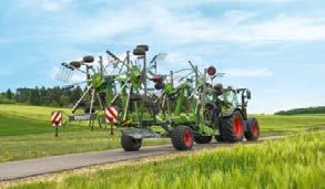 FENDT FORMER FOUR-ROTOR HAY RAKE WITH OR WITHOUT ISOBUS One step ahead when it comes to comfort and efficiency.