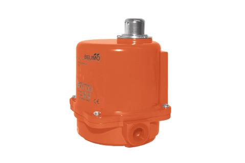 Technical data sheet Rotary actuator SY-4--T Rotary actuators for butterfly valves Torque 5 Nm Nominal voltage C 4 V Control: Open-close or -point uxiliary switch Technical data Electrical data