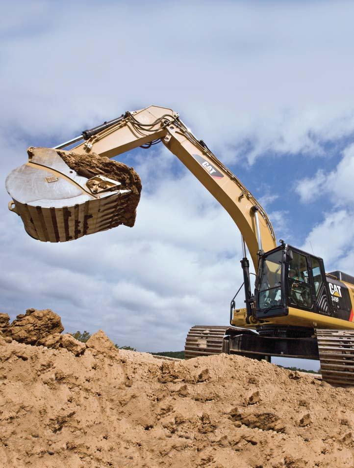Reliable and Productive Power to move your material with speed and precision Hydraulic Horsepower, a Cat Advantage When it comes to moving heavy material quickly and efficiently, you need hydraulic