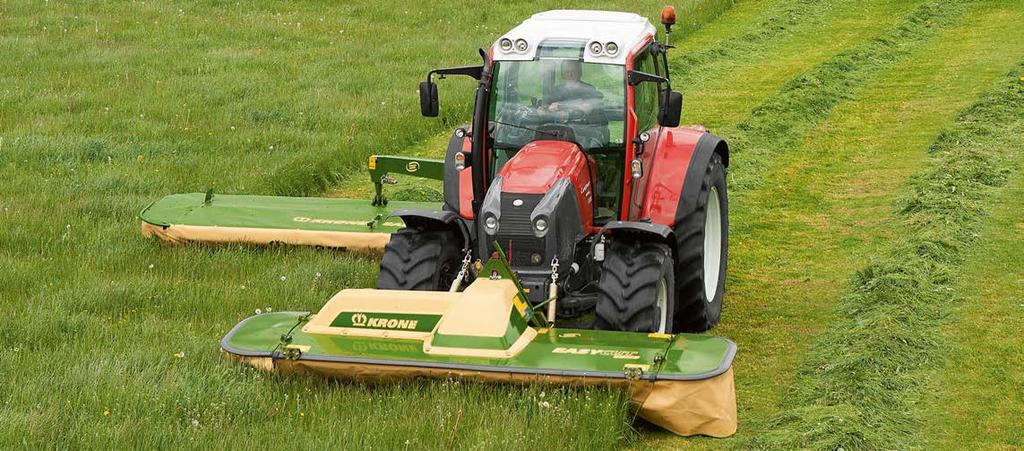 The new generation of EasyCut mowers Built on experience and expertise, the new generation of EasyCut mowers features such innovative design features as a new headstock with optional hydraulic