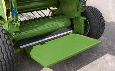 KRONE Mini-Stop More bales per hour Only from KRONE: bale ejector and crop trap