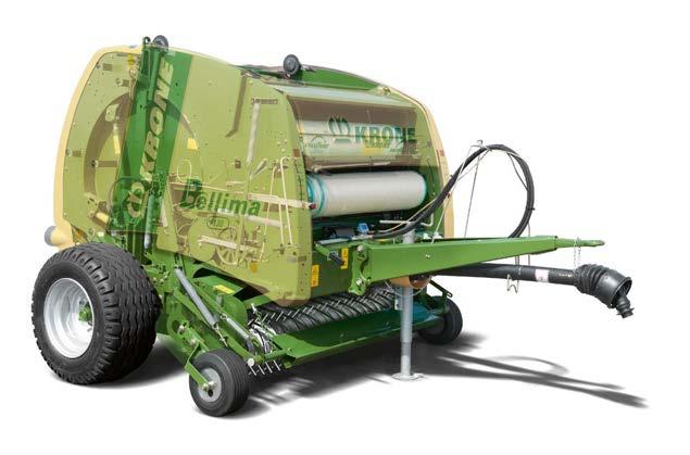 Feeds in everything: a high-performance rake backs up the wide pick-up on KRONE