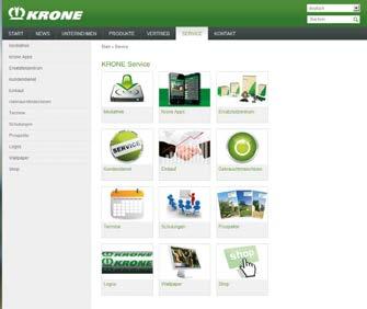 Media center The KRONE database holds thousands of documents, pictures, test reports and much more. Here you fi nd very detailed information on KRONE products that are of special interest to you.