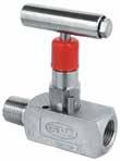 GWC ITALIA Proven technology for individual valve solutions worldwide needle valves model sw604 Construction: Heavy duty body, precision threaded bonnet with bonnet locking pin, metal to metal back