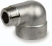 Stainless Forged Fittings - 3000# Threaded Fig. S4034 & S4036-90 lbow 304 / L 316 / L Packing 1/8 S4034 001 S4036 001 0.81 0.88 100 0.2 1/4 S4034 002 S4036 002 0.97 1.00 100 0.