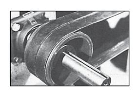 If you are working to maintain tension, the minimum allowance above center distance for belt take-up is also ½ inch.