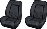 Sport R seat upgrade kits feature custom Seat Kits by seat upholstery with suede cloth accents and French seams, and front seat foams with extra-firm side bolstering.