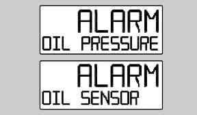 Alarms (02_21, 02_22) If the instrument panel or ECU detect a digital display fault, when alarm descriptions are displayed, the warning lamp MI (1) and the general alarm warning lamp (2) also