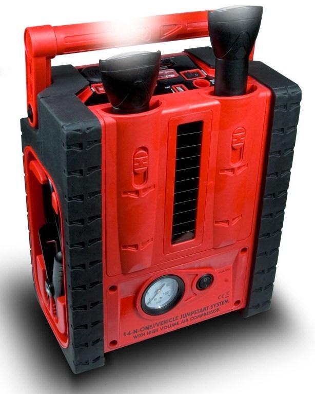 15 N ONE Multi-Purpose Vehicle Jumpstart System Double Injection Casing with Rubberized Protective Bumper Guards 400 Watt