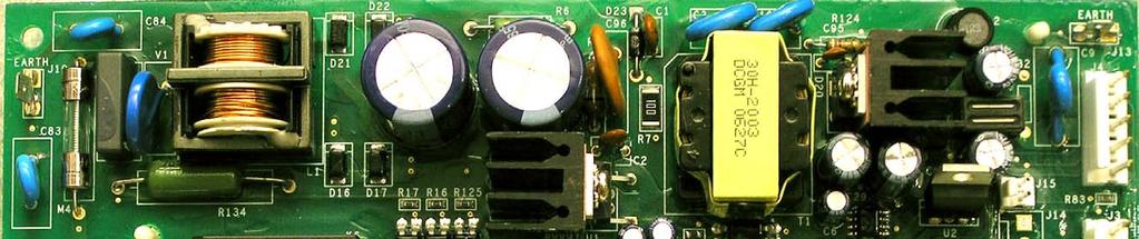 Main Electronic Board AC DC The main board outputs both AC and DC voltages to the refrigerator components.