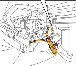 compartment. olt tightening torque : 8.812.7 Nm olt (Vehicle part) Tie wrap (White L=292mm) Harness 12.