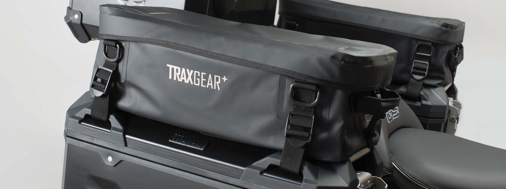 TRAX ADV M/L expansion bag The waterproof TRAX ADV M/L expansion bags offer 15 liters of additional all weather stowage for TRAX ADV side cases.