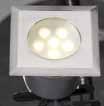 with a halogen lamp wich can be replaced by an energy saving LED Optional light sources can be orderd