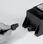 The product range contains a number of different transformers, main cables, extension cables and cable connectors.