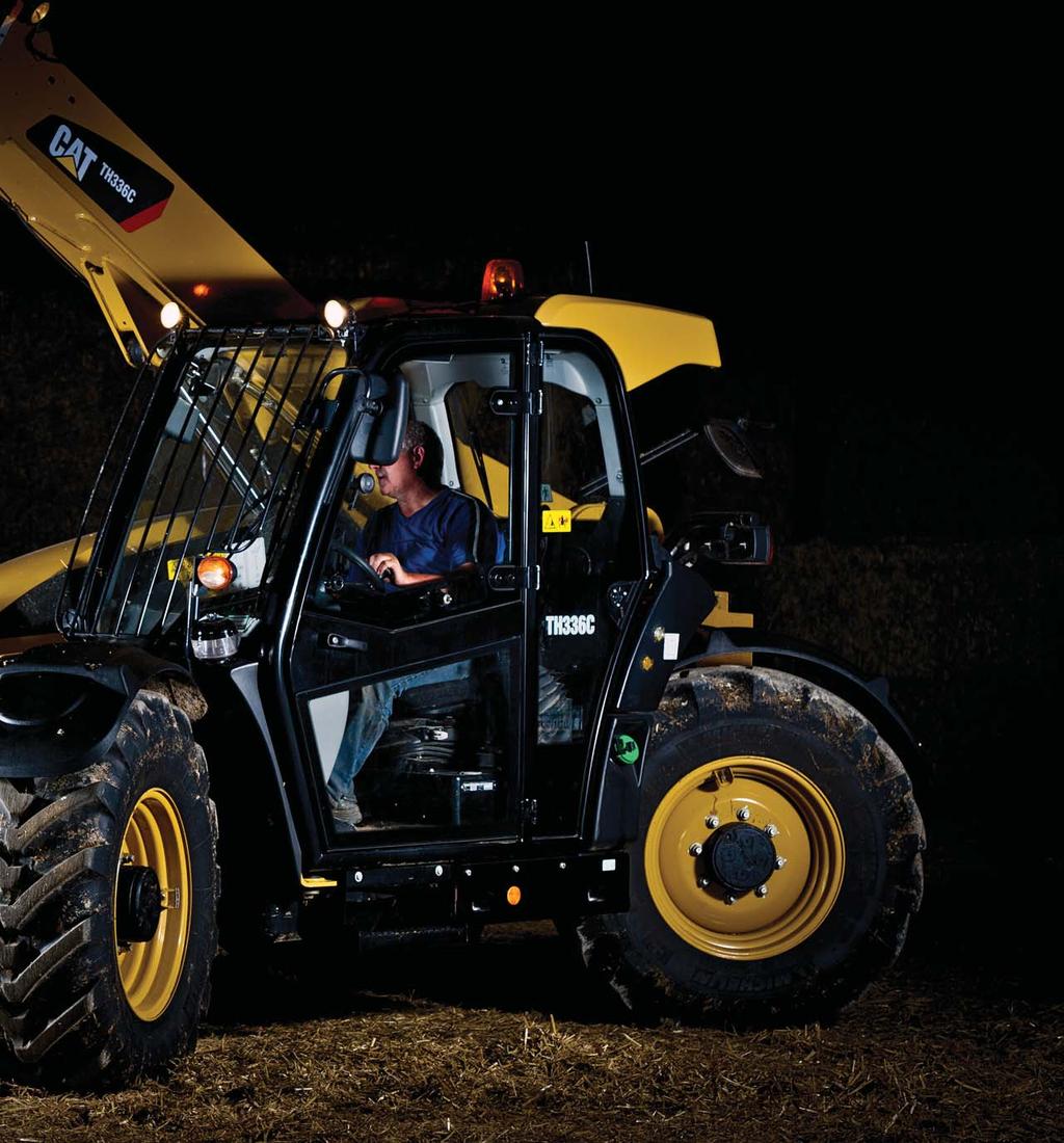 The C Series Telehandlers have new engines, which meet Stage IIIB (Tier 4 Interim) emission standards and a new powershift transmission that gives the speed and