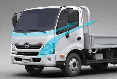 Exterior The all-new Hino 300 Series has been totally redesigned.