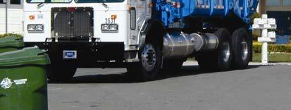 over 1000 refuse trucks daily including: Burrtec Industries; Fresno,